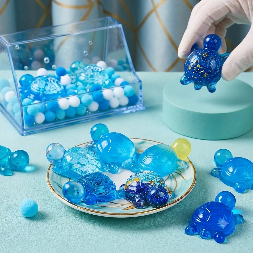 Squishiaki ™ - Kreatywny zestaw do squishy edycja specjalna żółwiki