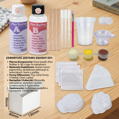 Squishiaki™ - Mini zestaw do robienia squishy