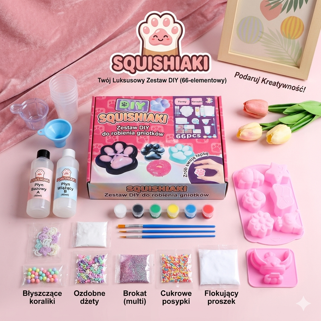 Squishiaki™ - Kreatywny zestaw do robienia squishy